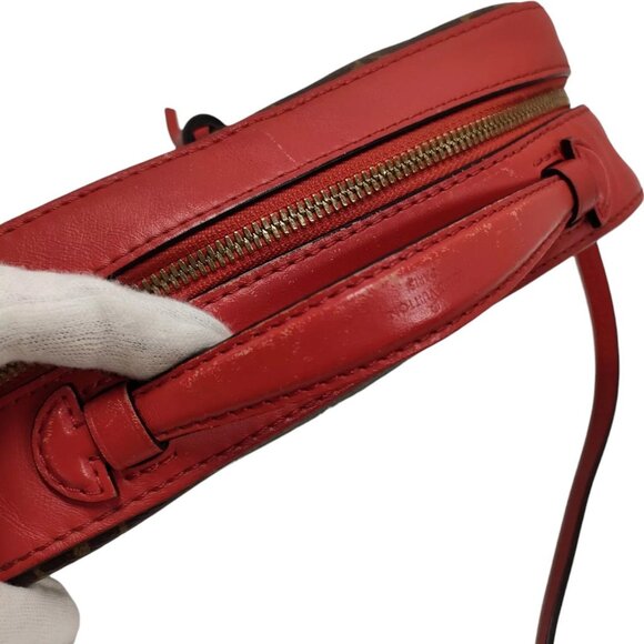 303855BG (X6) Louis Vuitton Crossbody Bag Saintonge Coklico Brown Monogram - Picture 8 of 13